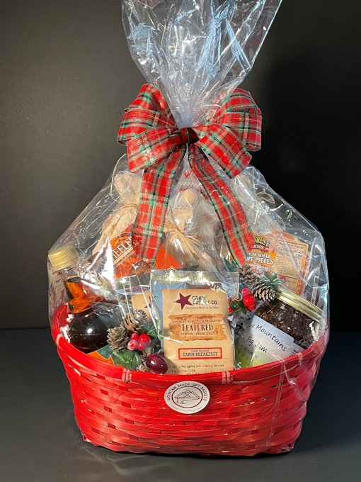 Merry Christmas Morning Gift Basket by Mountain Made Gift Baskets - Blairsville, NC