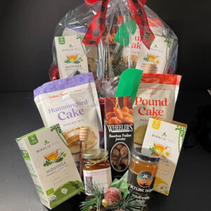 Merry Cake and Tea Gift Basket by Mountain Made Gift Baskets - Blairsville, NC