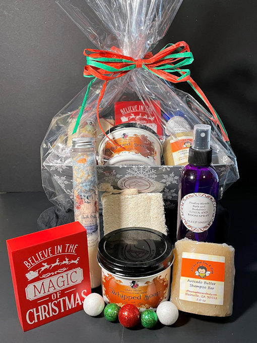Merry Moments Spa Gift Basket by Mountain Made Gift Baskets - Blairsville, NC